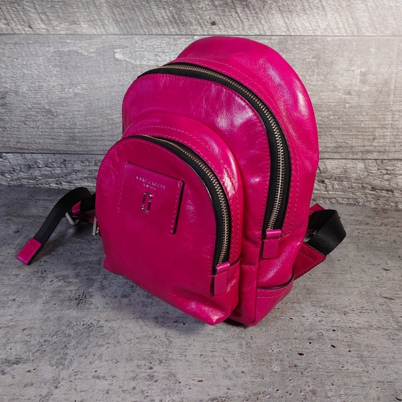 Marc Jacobs Pink Leather Backpack - Picture 4 of 9
